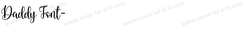 Daddy Font字体转换